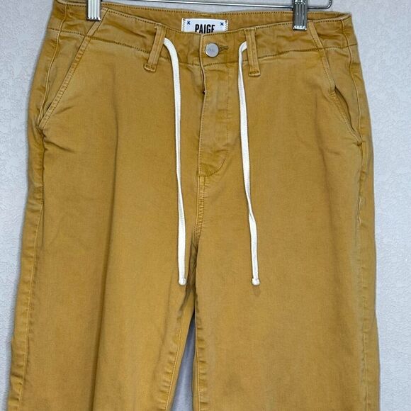 Paige Carly Wide Leg Pants Size 27 $225 Vintage Golden Glow - Picture 4 of 10